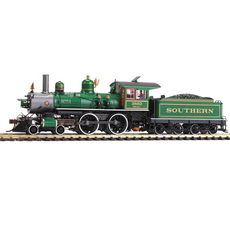 百万城bachmann 火车模型 数码摩登美国4-4-0蒸汽机车