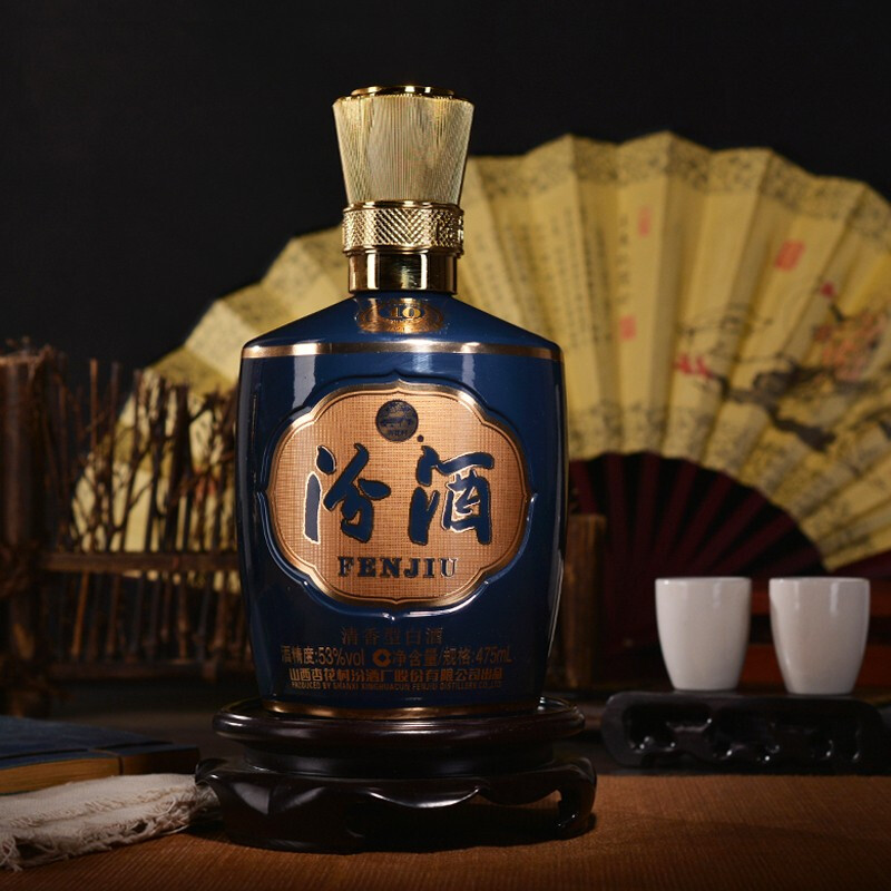 汾酒山西杏花村53度1915巴拿马475ml盒装香型