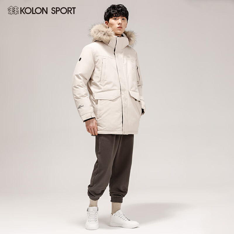 kolonsport是什么牌子,polosport是什么牌子 kolonsport可隆男士羽绒服2018新品户外加厚防水保暖毛领羽绒服男 灰