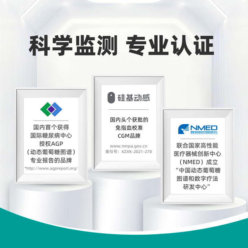 硅基动感GS1 12盒动态血糖仪图片