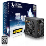 �񻪣�SUPER FLOWER��ѩ��450W��Դ���450W/����ʽPFC/Ч�ܴ�87%/��������