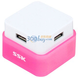 �����SSK��SHU020 4�ڲʾ�������HUB ��ɫ
