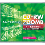 ���⣨Mitsubishi��CD-RW 12�� 700M ��װ1P �ɲ�д ��¼��