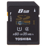 ��֥��TOSHIBA��8GB SDHC(UHS-I)�����ٴ洢��