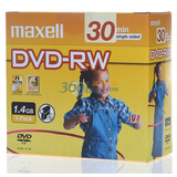 ���������Maxell��DVD-RW  2�� 8CM  30���� ̨����Ƭװ �ɲ�д ��¼��