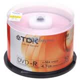 TDK DVD-R 16�� 4.7G  ����ϵ�� ���� Ͱװ50Ƭ ��¼��