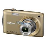 �῵��NIKON�� Coolpix S3300 ������� ��ɫ��1602������ 2.7���� 6����� 26mm��� ISO3200 �˾���