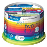 ������Verbatim��DVD+R 16�� 4.7G �ʺ�ϵ�� Ͱװ50Ƭ ��¼��