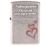 Zippo������Զ�İ�FOREVER LOVE�����溫��