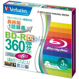 ������Verbatim��BD-R DL 6�� 50G �ʺ�ϵ�� �ɴ�ӡ 5Ƭ��װ ����ǿ��Ƶ����¼��