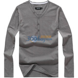 ShopZoom��װ ����ʱ������V�쳤��T��[T2063] ǳ��ɫ M