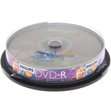 �����֣�PHILIPS��DVD-R 16�� 4.7GB Ͱװ10Ƭ ��¼��