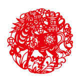 
                                        个性一百 春到福到 福春剪纸窗花贴商场店铺装饰橱窗玻璃贴客厅装饰画节日布置墙贴纸个性定制 红色 宽100CM                