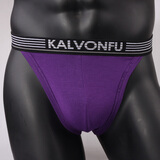弗 KVF男莫代尔丁字裤 性感柔软<em>个性内裤男</em>前