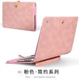 BKB电脑包内胆包MateBook13s荣耀14苹果MacBookAir小新15.6吋保护套 粉色简约无手提（留言品牌型号） 联想电脑(备注品牌型号)
