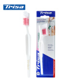 TRISA 瑞士原装进口 Trisa 假牙清洁刷 专用假牙清洁牙刷 中毛 1支