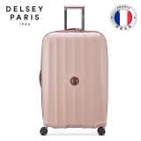 DELSEY戴乐世行李箱万向轮旅行箱28英寸托运密码箱扩容 粉红色 2087