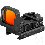 Fire WolfRMT折叠红点瞄20mm瞄准器全息按键版低基内红点1倍瞄铝合金瞄准镜 按键版黑色
