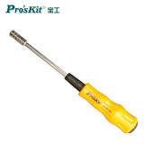 宝工（Pro'sKit）19400-M4 黄黑软柄套筒起子4.0x70mm