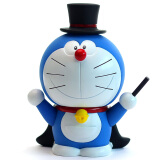 甜蜜城堡 动漫模型玩具 蓝胖子机器猫叮当猫公仔玩偶储蓄罐 高品质版精美盒装 魔术师版