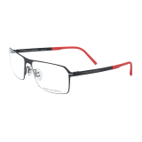 保时捷设计（PORSCHE DESIGN）P 8255 全框 近视光学眼镜架 A 黑红色57尺寸