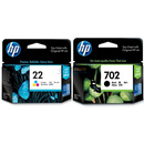 ���գ�HP��702�� + 22�� �ڲ�ī�� ��ֵ��װ������HP Officejet J3508 J3608 J5508��