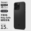 Spigen 适用三星S23 Ultra手机壳S23全包防摔硬壳S23+支架保护套男士新款外壳高档潮 经典黑 三星S22 Ultra