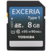 东芝（TOSHIBA）EXCERIA TypeⅠ型 SDHC-8G UHS/CL10 读95M写90M