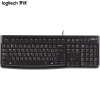 罗技（Logitech）K120 键盘 有线键盘 办公键盘 全尺寸 黑色U口 kp【D】