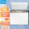 美的(Midea)冰柜商用301升 冷藏冷冻单温转换卧式冷柜 无需除霜深冷速冻雪柜BD/BC-301KM(E)