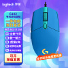 罗技（G）G102 LIGHTSYNC 游戏鼠标 蓝色 RGB鼠标 轻量化设计 吃鸡鼠标 LOL英雄联盟 200-8000DPI
