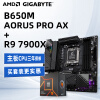 AMD锐龙R9 7900X 盒装CPU搭技嘉B650M AORUS PRO AX 电竞雕 主板CPU套装