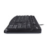 罗技（Logitech） K120有线键盘USB电脑台式机笔记本家用办公全尺寸键盘 黑色