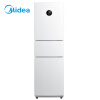 美的(Midea)215升三开门冰箱变频一级家用三门小冰箱租房小型智能电冰箱家电节能低噪BCD-215WTPZM(E)