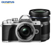 奥林巴斯（OLYMPUS）E-M10 MarkIII微单电/数码相机  vlog防抖em10照相机 4K视频 14-42mm+ 40-150mm 双镜头