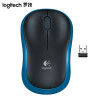罗技（Logitech） M186无线鼠标 家用办公电脑笔记本通用鼠标 蓝黑