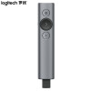 罗技（Logitech）Spotlight 无线演投影笔 远程视频会议翻页笔 放大聚焦液晶屏可显 灰色