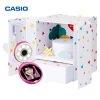 卡西欧（CASIO）TR-M10  情人节限量版礼盒 （智能美颜、便携粉饼外观、9灯【光美颜】技术） 热情桃