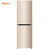 奥马(Homa) 229升变频风冷无霜大两门冰箱 一级能效 家用小型静音节能保鲜电冰箱 金色BCD-229WT/B
