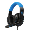 硕美科（SOMIC） G923 头戴式电脑耳麦 游戏耳机 绝地求生耳机 吃鸡耳机 重低音 黑蓝版