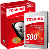 东芝(TOSHIBA)P300系列 500G 7200转64M SATA3 台式机硬盘(HDWD105)