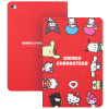 Hello Kitty ipad mini4保护套 mini4卡通保护壳智能休眠皮套 快乐环绕红色