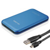 IT-CEO IT-700 USB2.0移动硬盘盒硬盘座 笔记本硬盘盒子 适合2.5英寸SATA硬盘/SSD固态硬盘 铝合金外壳 蓝色