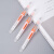 得力（deli）橙色直液荧光笔 重点标记 手帐可用水性记号笔12支/盒