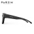 帕森（PARZIN）儿童偏光太阳镜 时尚轻盈大框近视专属套镜男女童防晒墨镜 12109 亮黑色