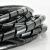 海斯迪克 HKW-303 缠绕管 电线线束保护带 绕线管 PE塑料保护套 包线管绕线套管 10MM（黑色）10米