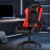 欧奥森（ouaosen）电竞椅家用电脑椅子可躺人体工学椅学习办公椅游戏椅升降旋转老板 S232-01-黑红