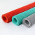 赫思迪格 PVC防滑垫 塑胶S型镂空地垫 卫生间厕所地垫 多拍不截断 4.5mm厚*2.0m宽*1m*红色 JG-235