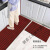 厨房地垫地毯卧室耐脏防滑门垫脚垫吸水可裁剪定制  定制尺寸(长 酒红色七条纹