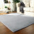 foojo珊瑚绒地毯客厅卧室沙发茶几毯 灰色 70*160cm